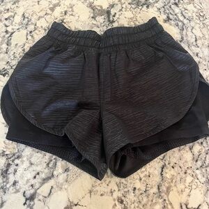 Black designed, Lululemon, size 8 shorts